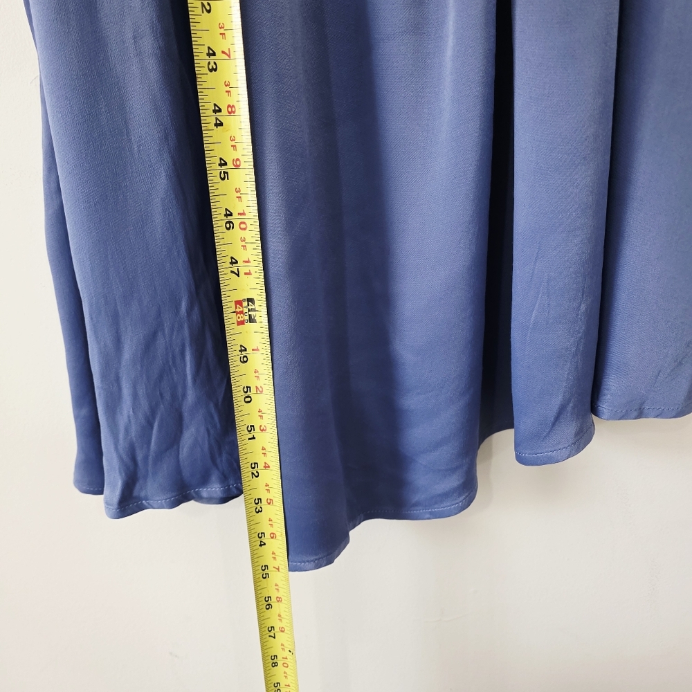 Anthropologie The Gemini Twofer Blue Midu Dress Size Large - Picture 9 of 11